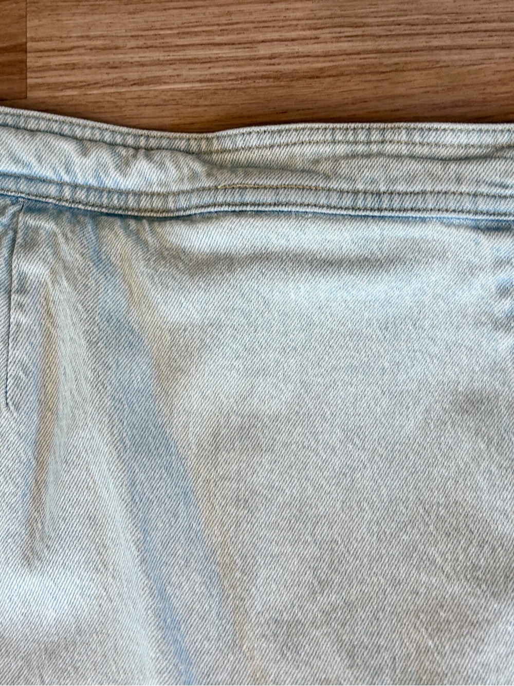 J.Crew Wrap Front Denim Mini Skort Montauk Wash Size 8 - Picture 10 of 15